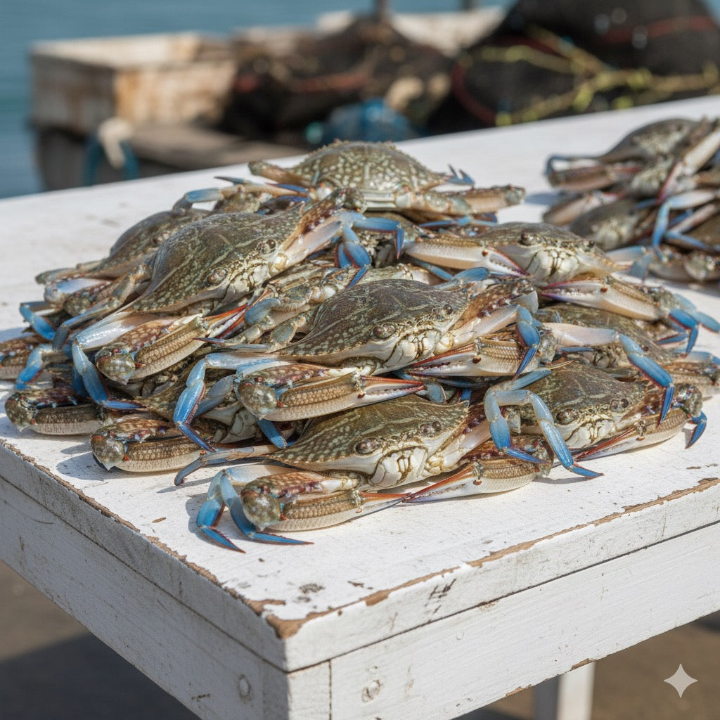 Fresh Female Crab Whole 1kg