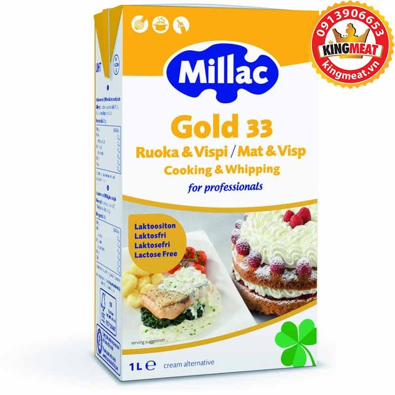 Millac Gold Cooking cream 12 x 1 Litre