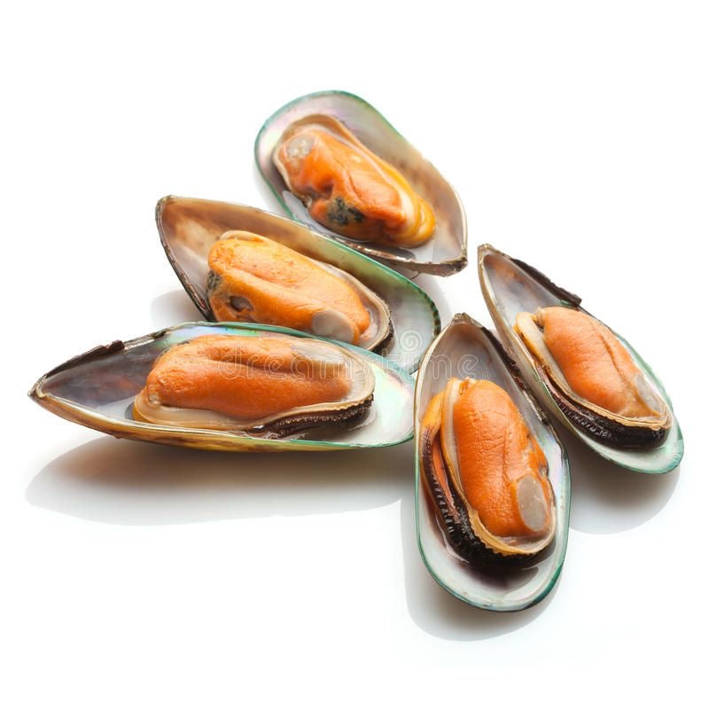 New Zealand Half-Shell Mussels – Frozen 1kg