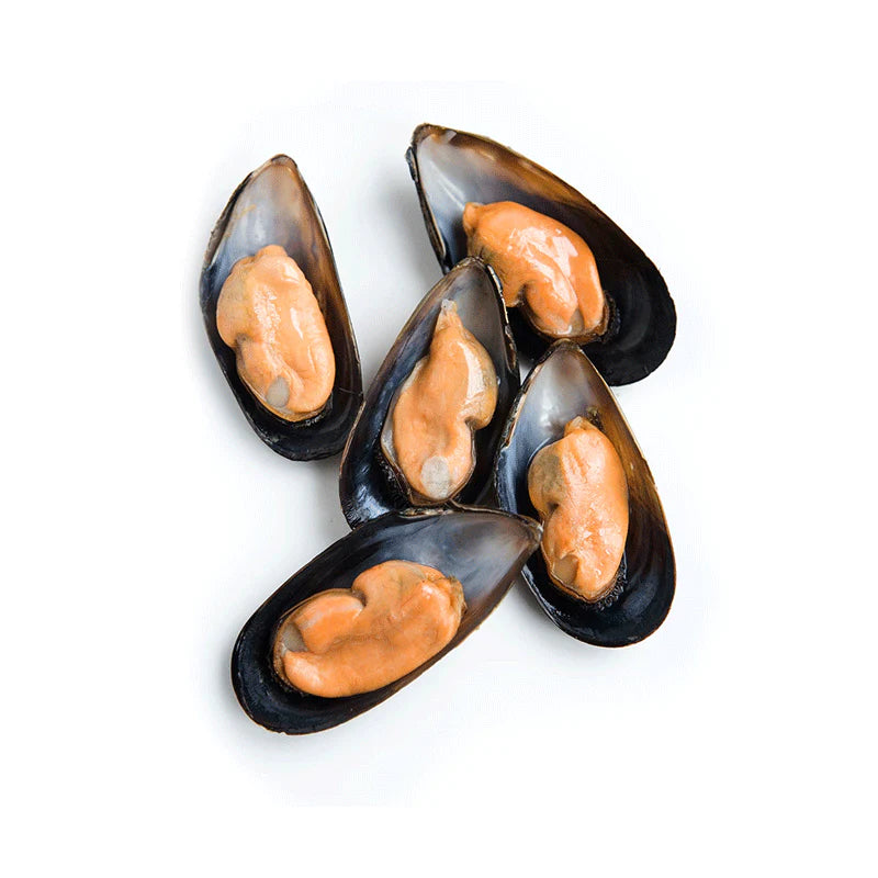 New Zealand Half-Shell Mussels – Frozen 1kg