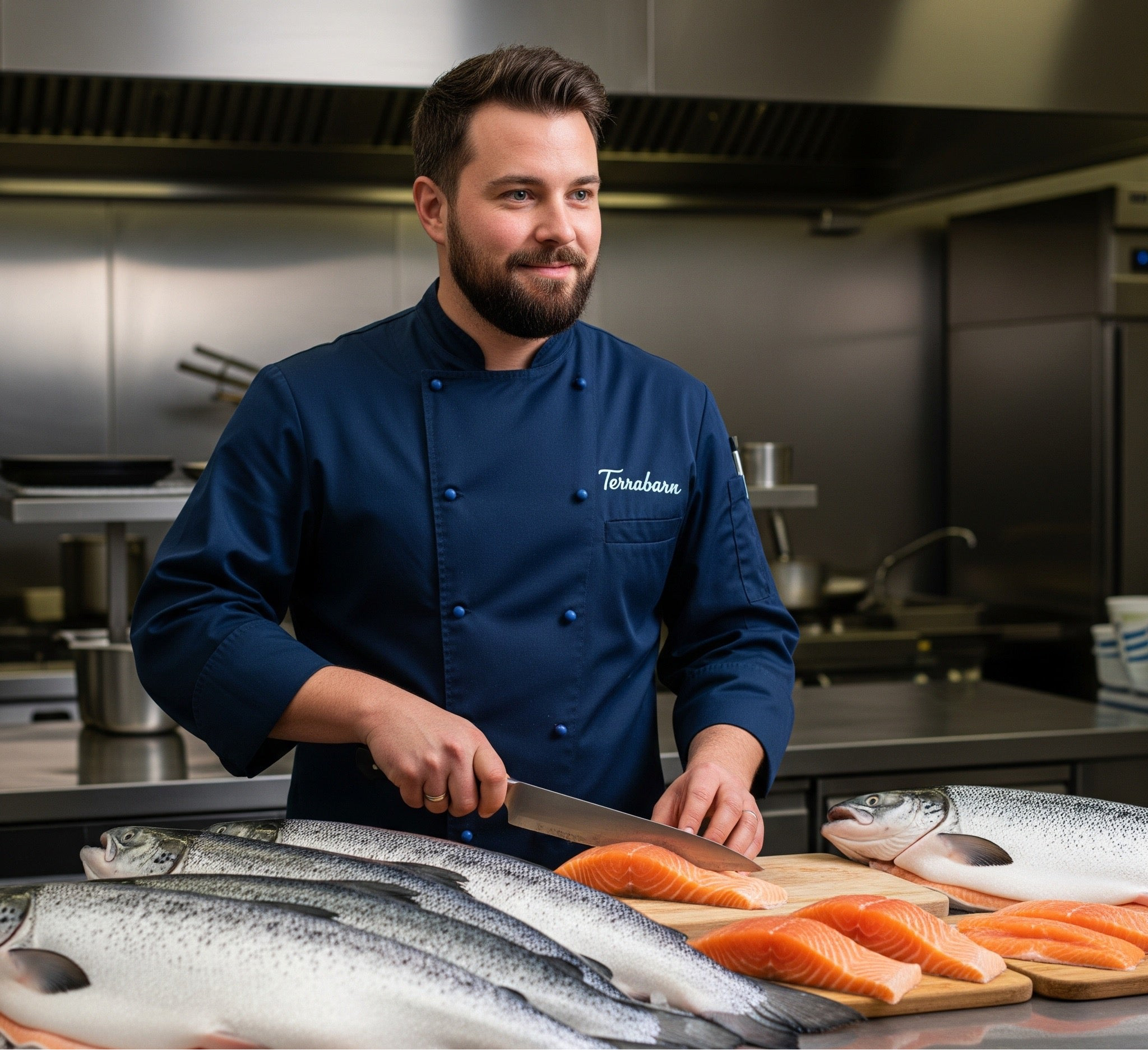 Fresh Norwegian Salmon Whole 1kg